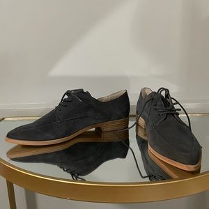 NWOT Dolce Vita Grey Suede Lace-ups Sz 8.5